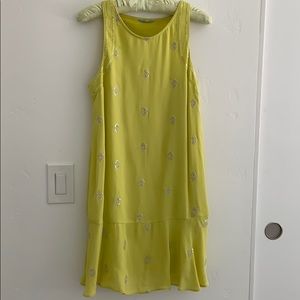 Anthropologie Women’s Embroidered Flounced Dress